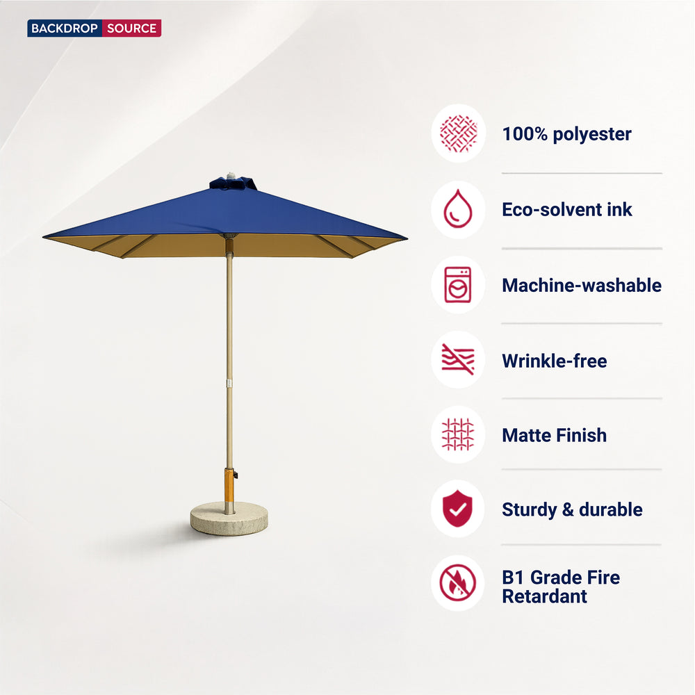 Square Patio Umbrella – 6.5ft x 6.5ft