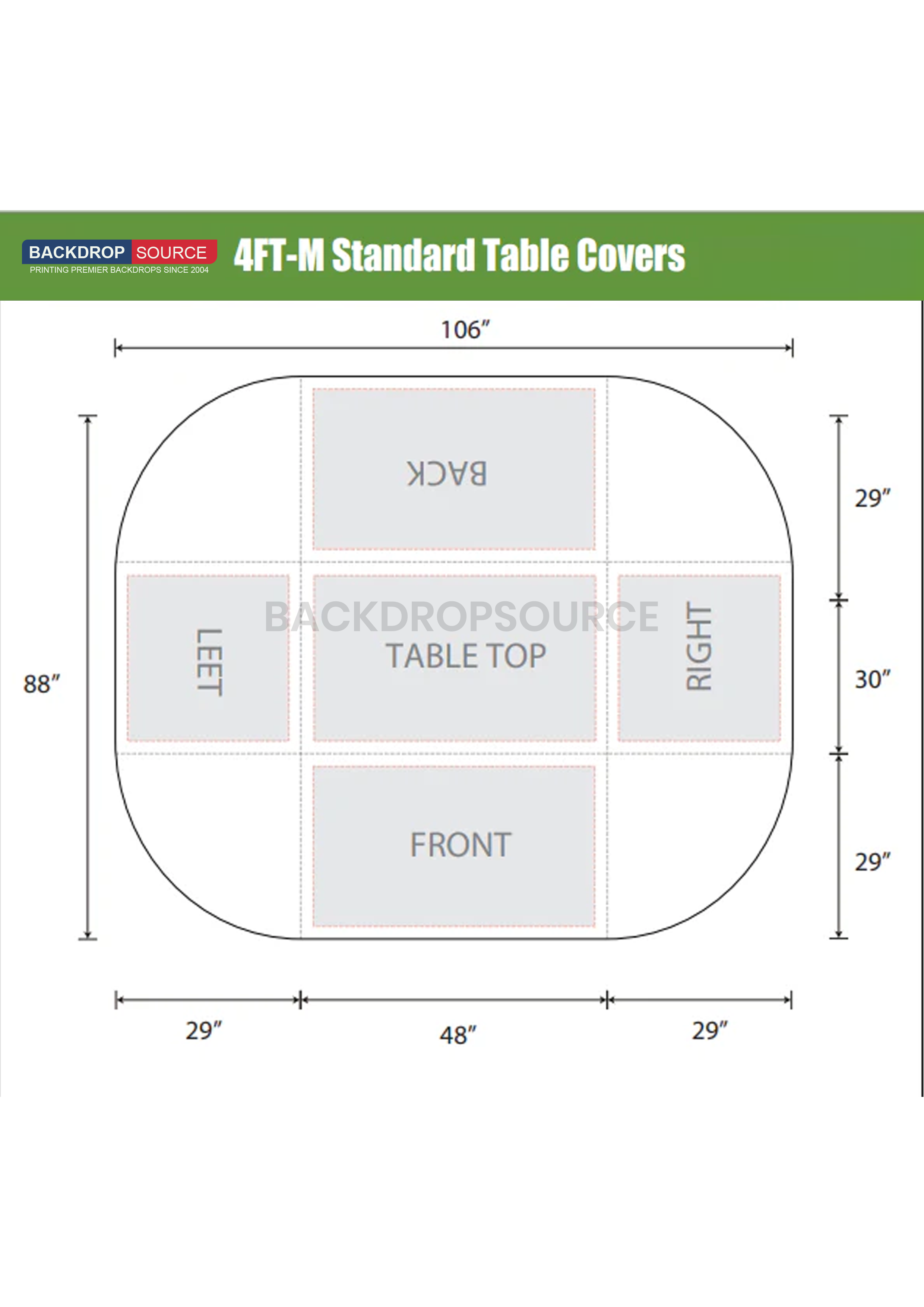 Standard Table Covers