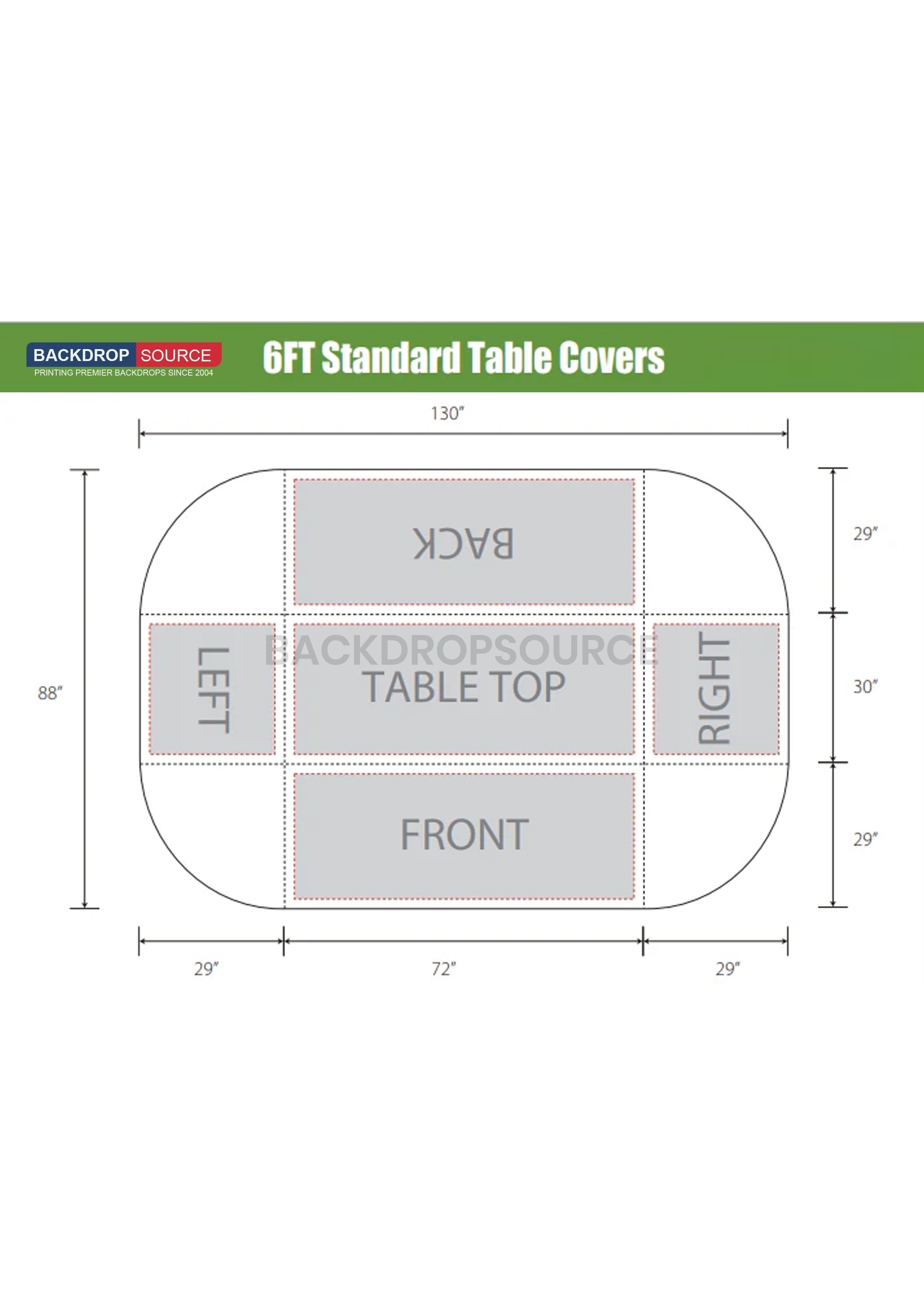 Standard Table Covers