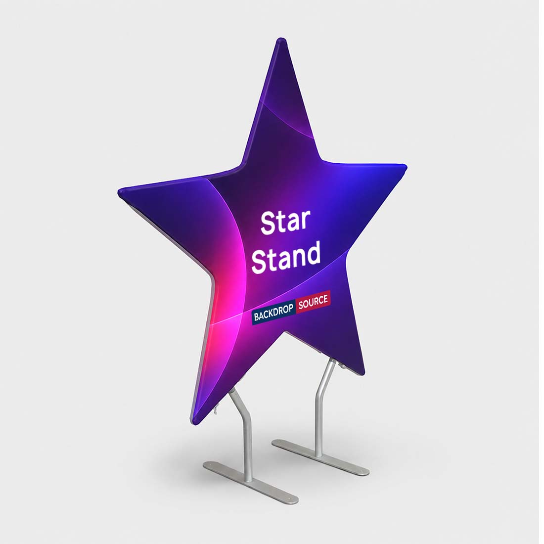 Star-Shaped Pentagram Event Backdrop Wall