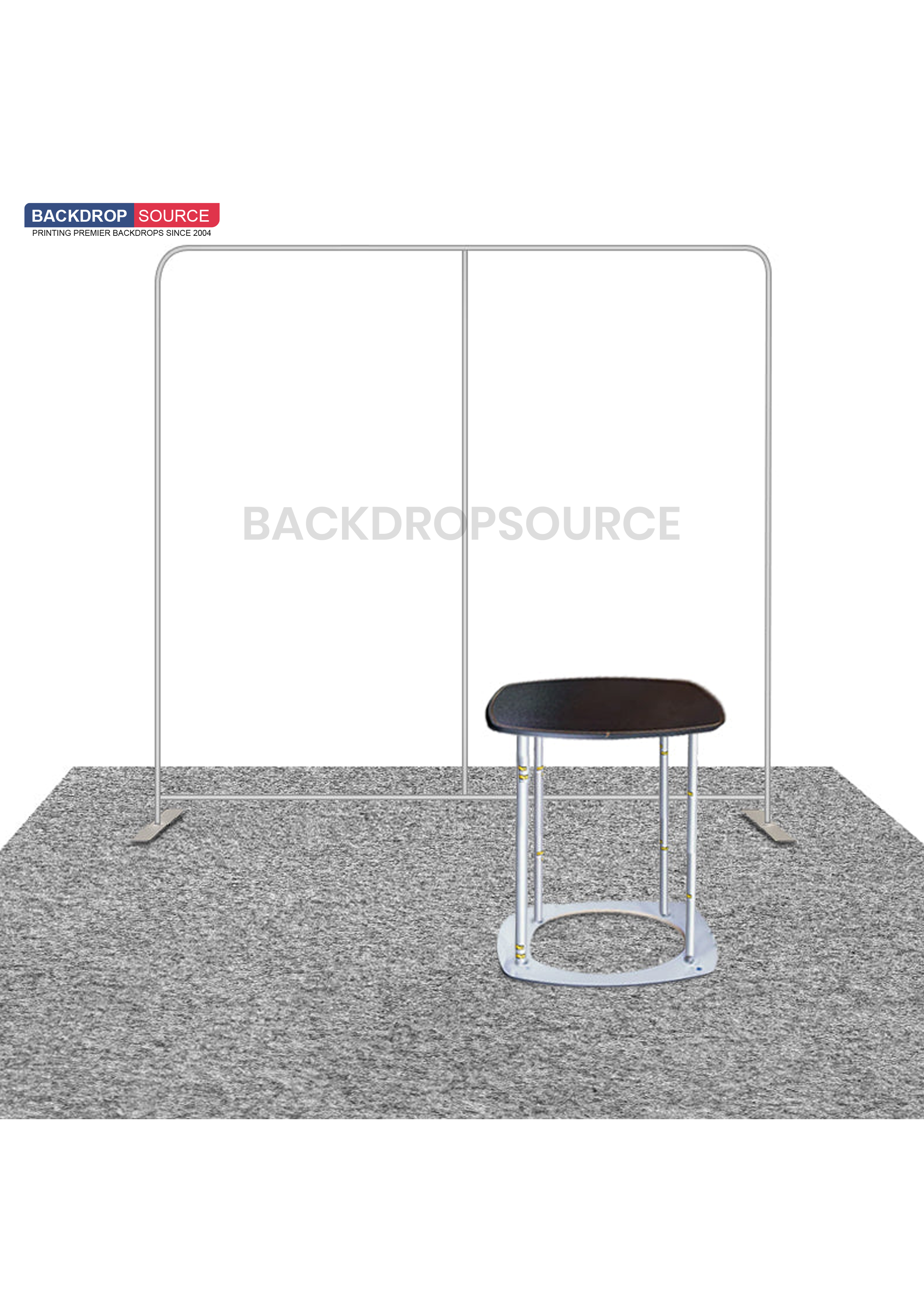 10ft x 10ft Straight Exhibit Pro 3-in-1 Display Kit with Illume Lights