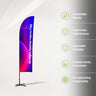 Straight Feather Fabric Flag