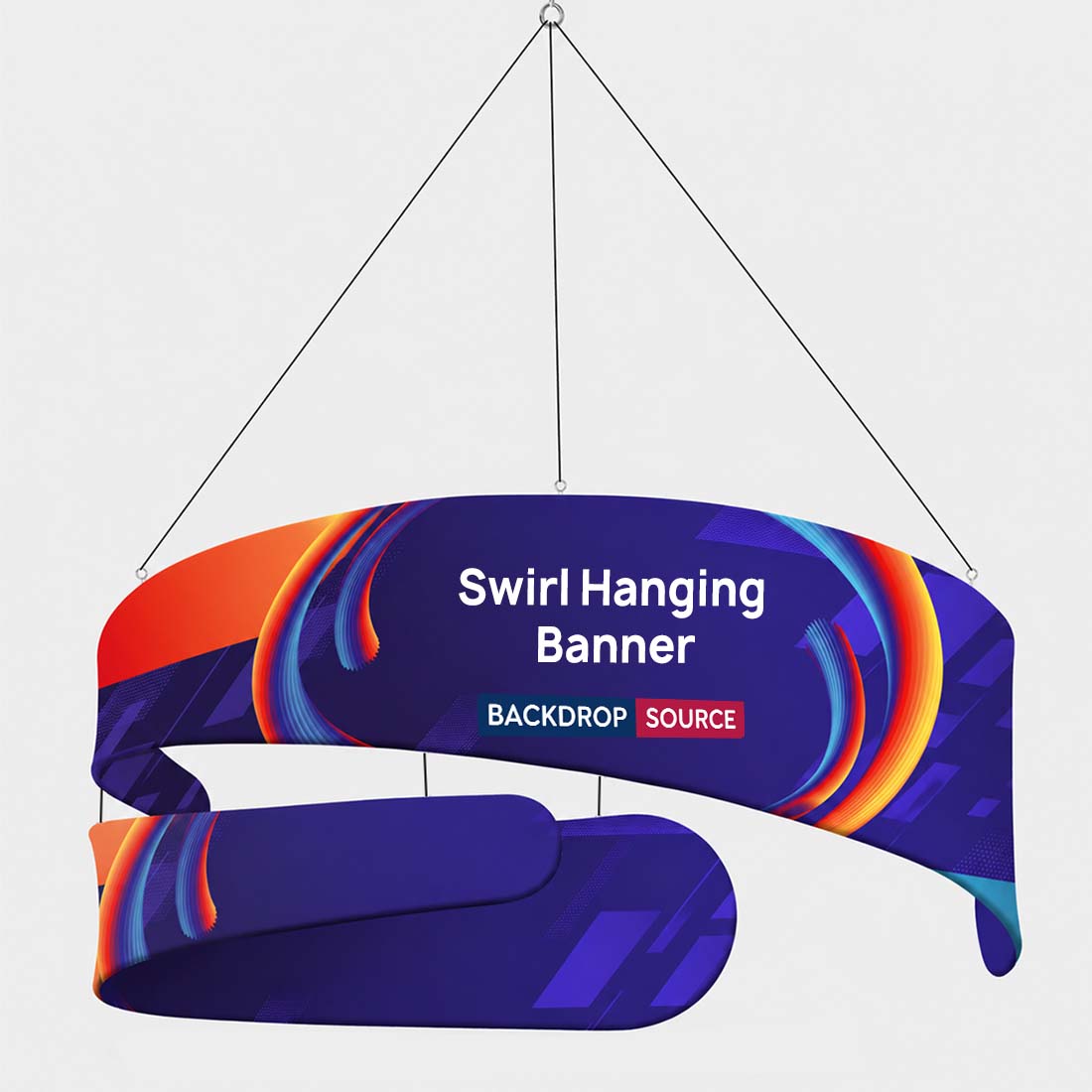 Swirl Hanging Banner