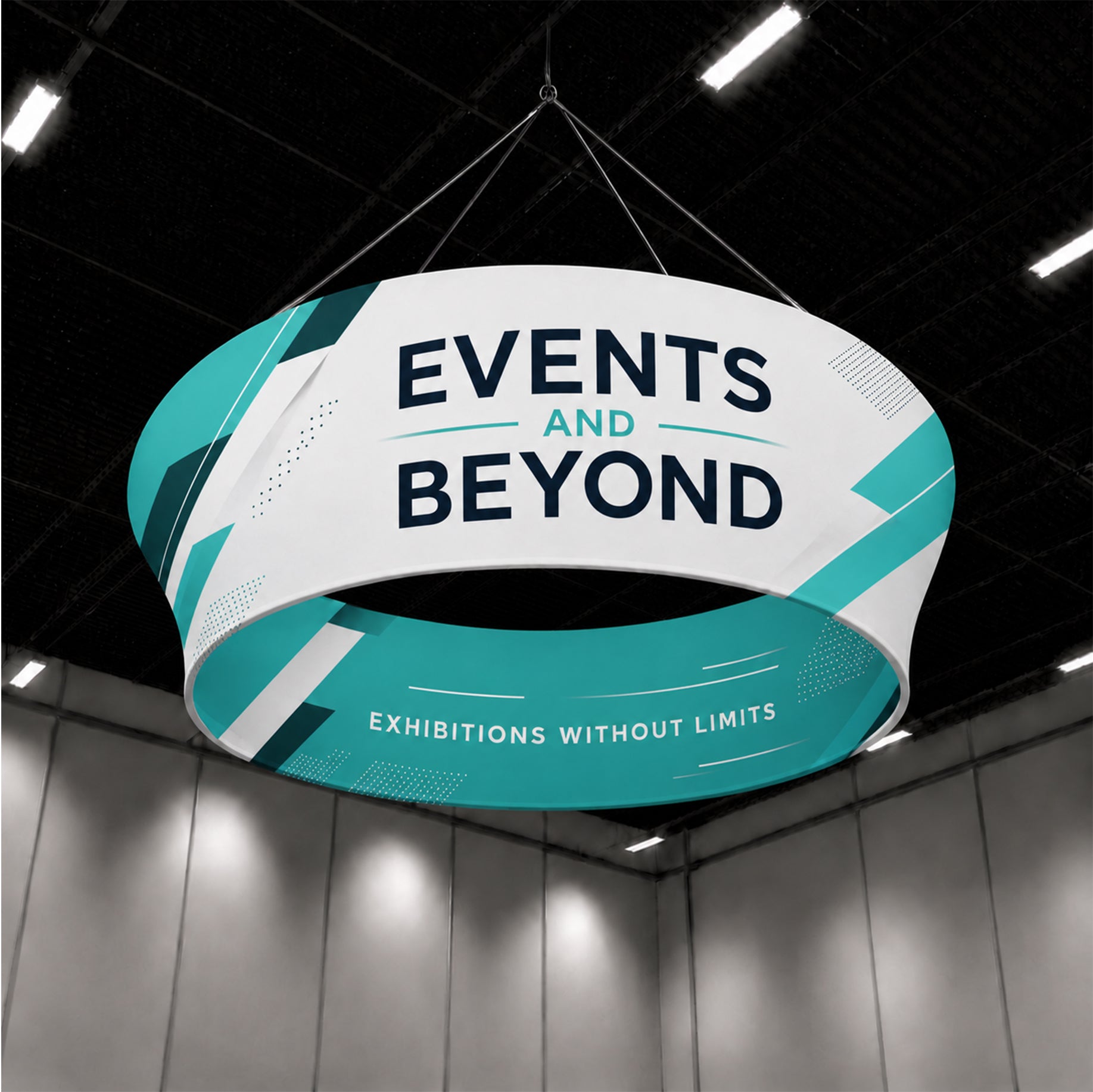 Tapered Round Hanging Display