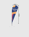 Teardrop Flag - Backdropsource