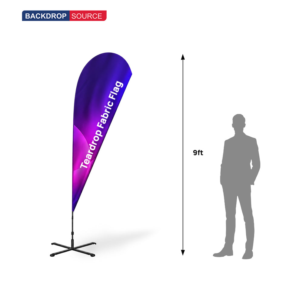 Teardrop Fabric Flag