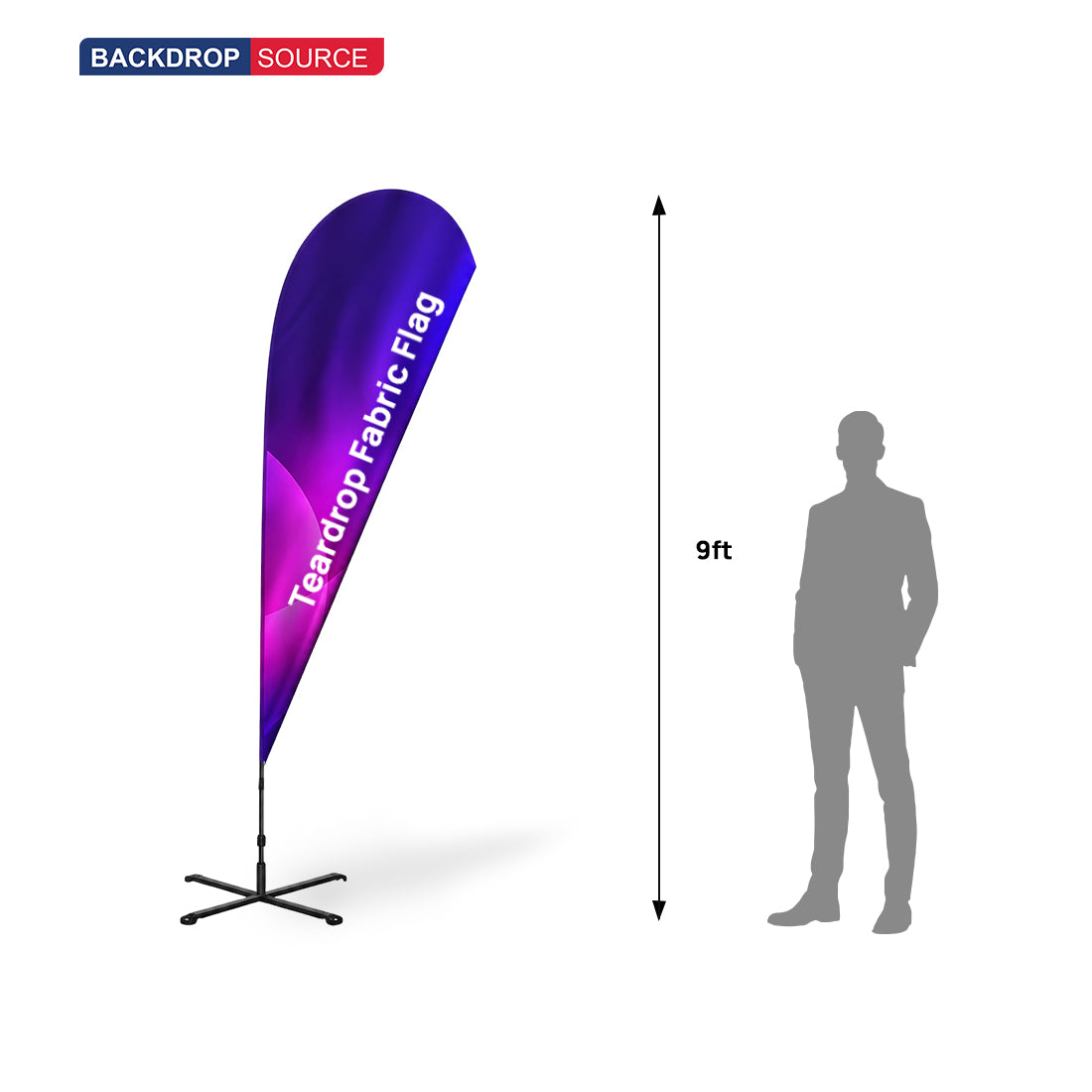 Teardrop Fabric Flag