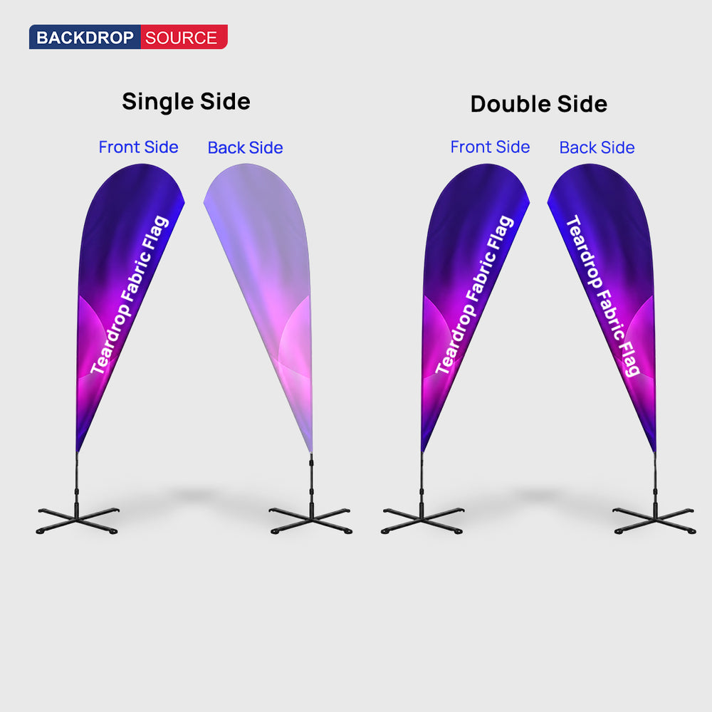 Teardrop Fabric Flag