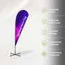 Teardrop Fabric Flag