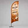 Church Concave Feather Flag