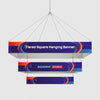 Tiered Square Hanging Banner