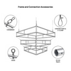 Tiered Square Hanging Banner