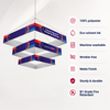 Tiered Square Hanging Banner