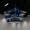 Tiered Square Hanging Banner