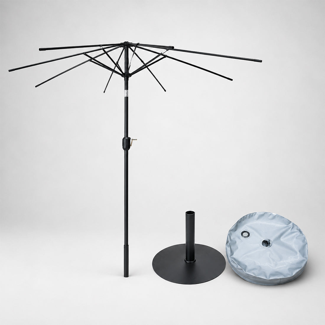 Tilting Patio Umbrellas With Valances (Iron Frame) – 8.8ft x 8.8ft