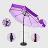Tilting Patio Umbrellas With Valances (Iron Frame) – 8.8ft x 8.8ft