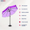Tilting Patio Umbrellas With Valances (Iron Frame) – 8.8ft x 8.8ft