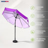 Tilting Patio Umbrellas With Valances (Iron Frame) – 8.8ft x 8.8ft