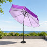 Tilting Patio Umbrellas With Valances (Iron Frame) – 8.8ft x 8.8ft