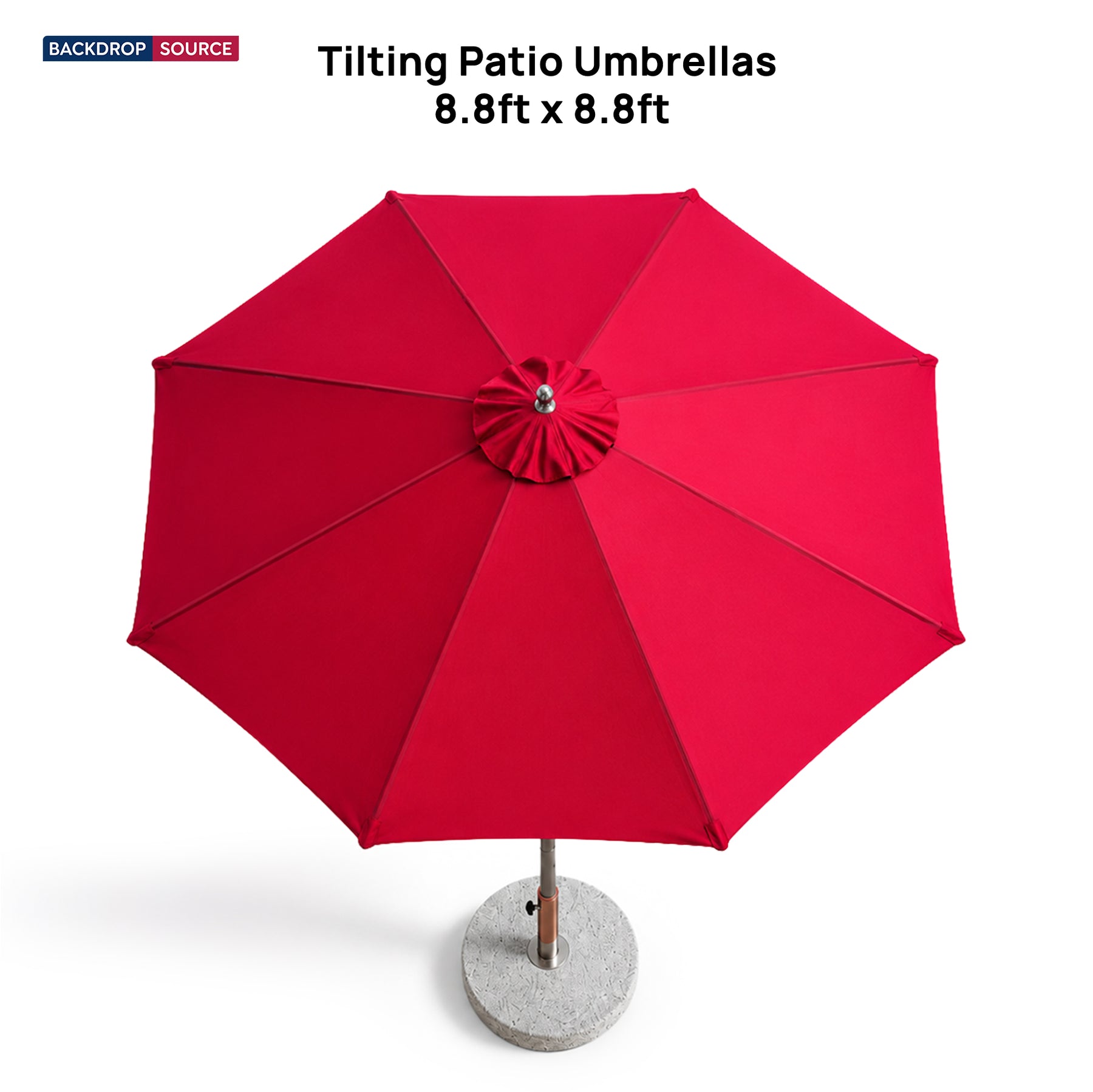 Tilting Patio Umbrellas – 8.8ft x 8.8ft