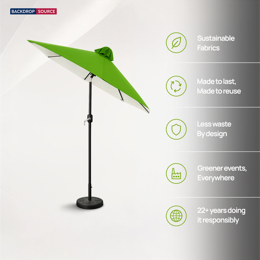 Tilting Patio Umbrellas (Iron Frame) – 8.8ft x 8.8ft