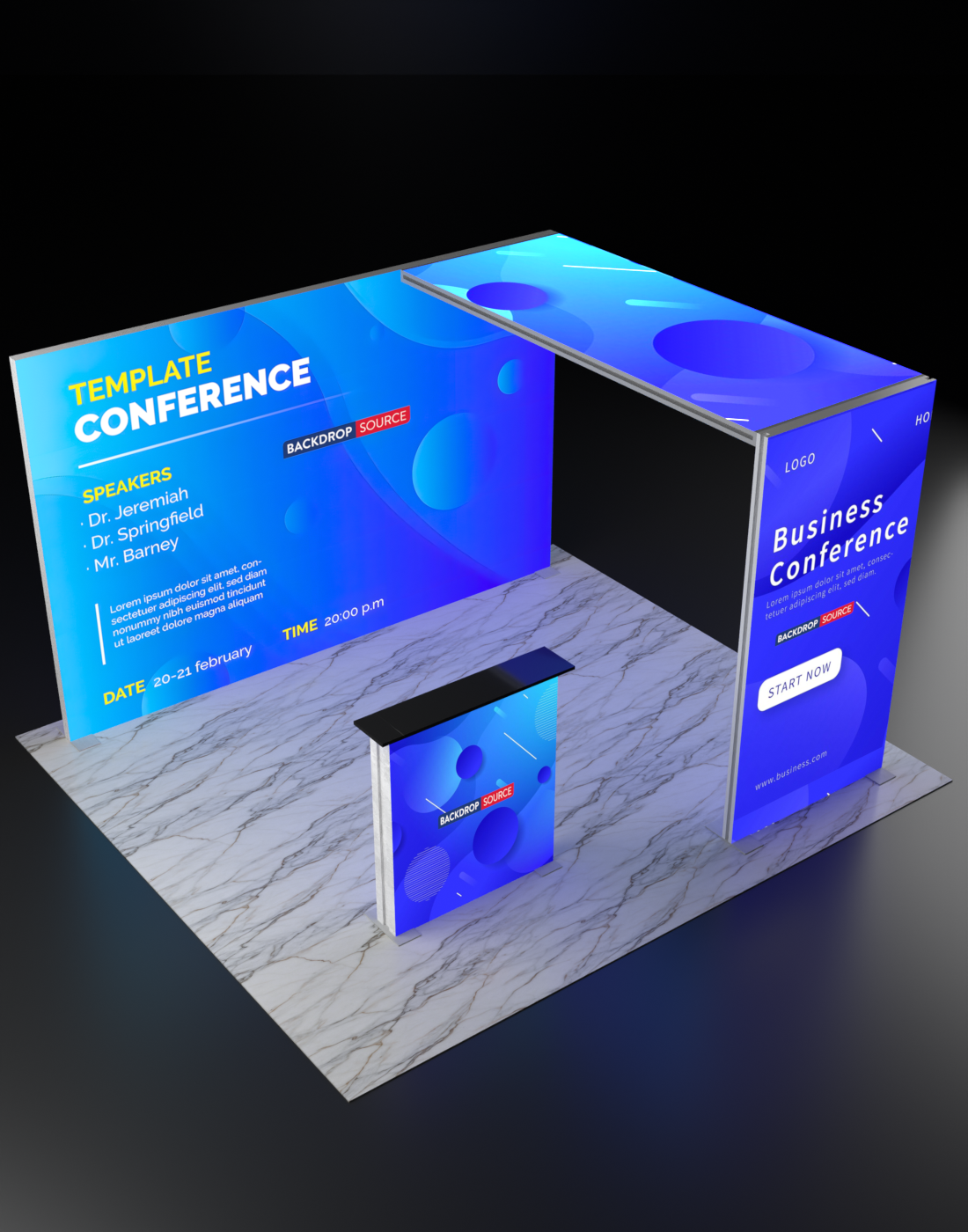 SEG Modular Lightbox Display Kit - Model 1