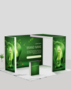 Espositore modulare SEG Lightbox da 10 piedi per fiere - Modello 3
