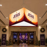 Church Triangle Hanging Banner