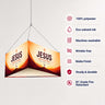 Church Triangle Hanging Banner