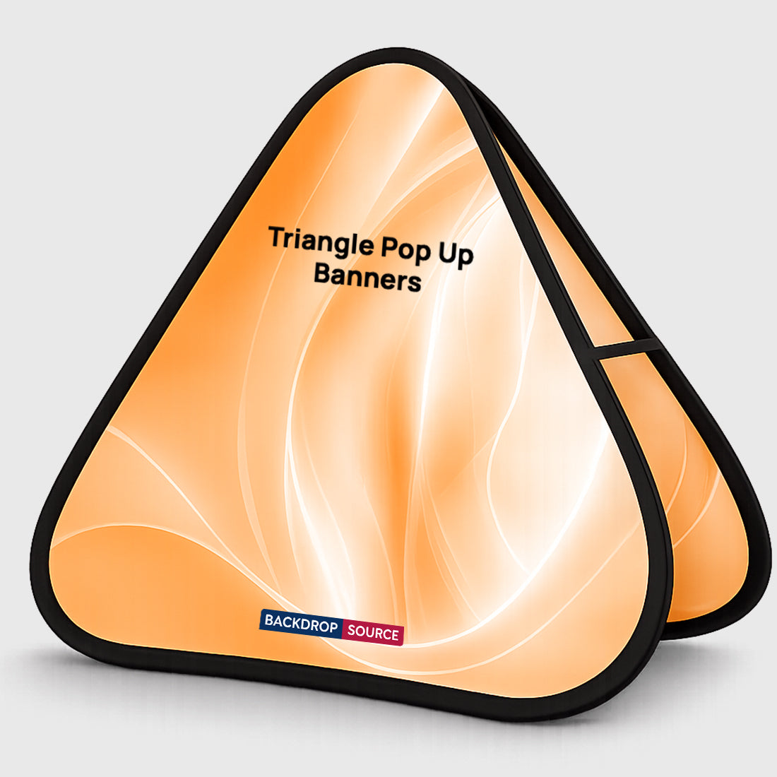 Triangle Fabric Pop Up Banners (Double Side Printed)