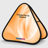 Triangle Fabric Pop Up Banners (Double Side Printed)