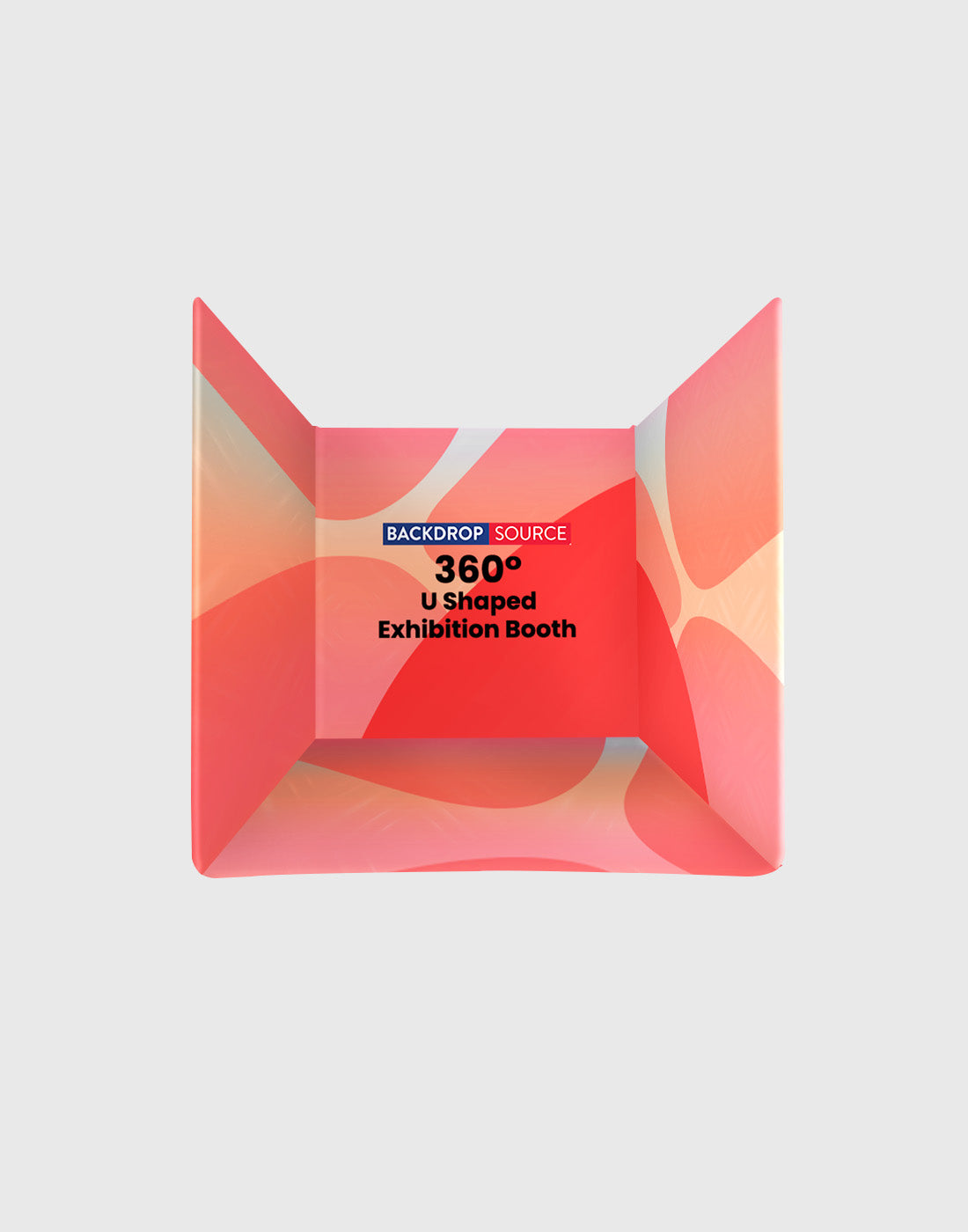 Custom Tension Fabric U-Shape Booth Backdrop