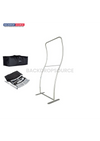 Vertical S-Shaped Fabric Banner Display