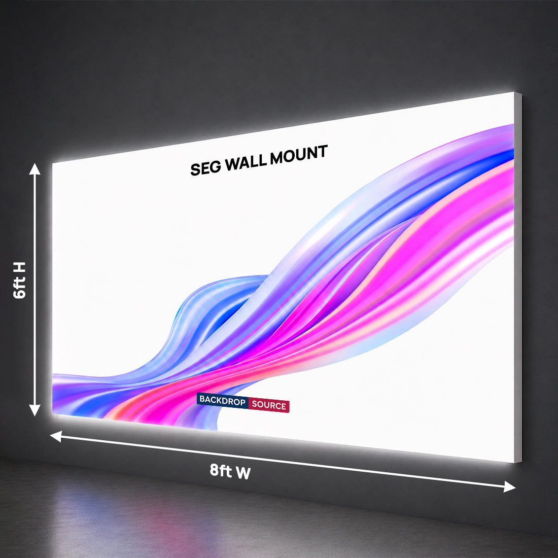 Caja de luz SEG para montaje en pared