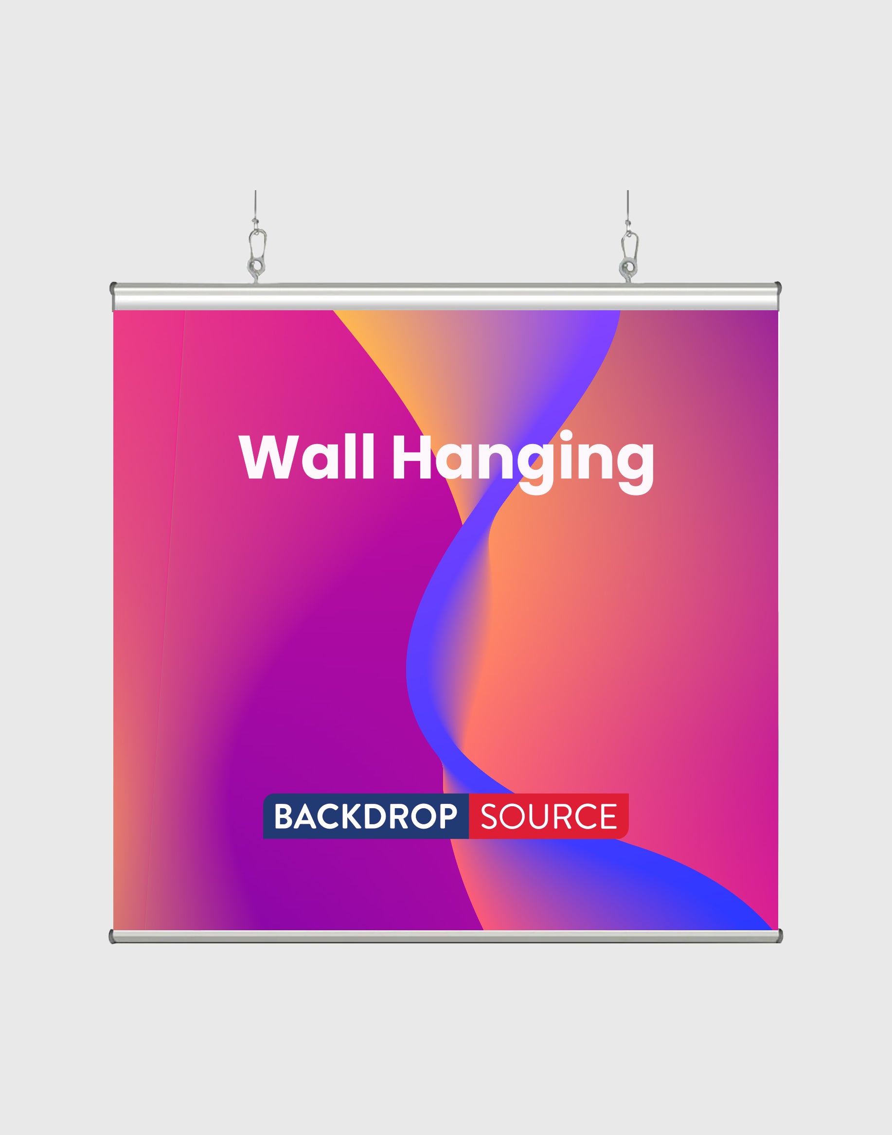 Custom Wall-Hanging Backdrop with Clamps