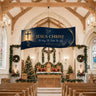 Church Wave Hanging Banner
