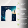Church Welcome Arch Fabric Display