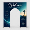 Church Welcome Arch Fabric Display