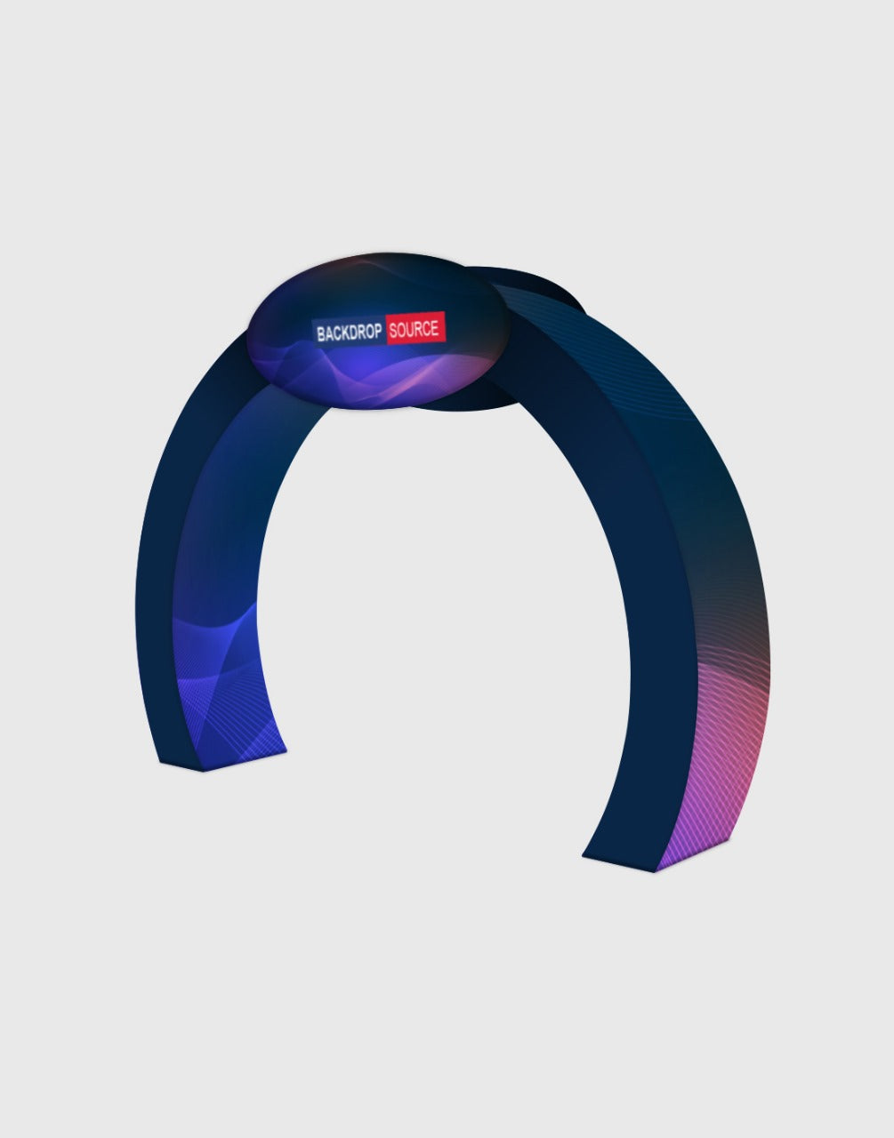 Modular Exhibition Archway Stand with Custom Header
