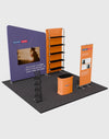 Portable Exhibit Display 10ft x 10ft - Model 18
