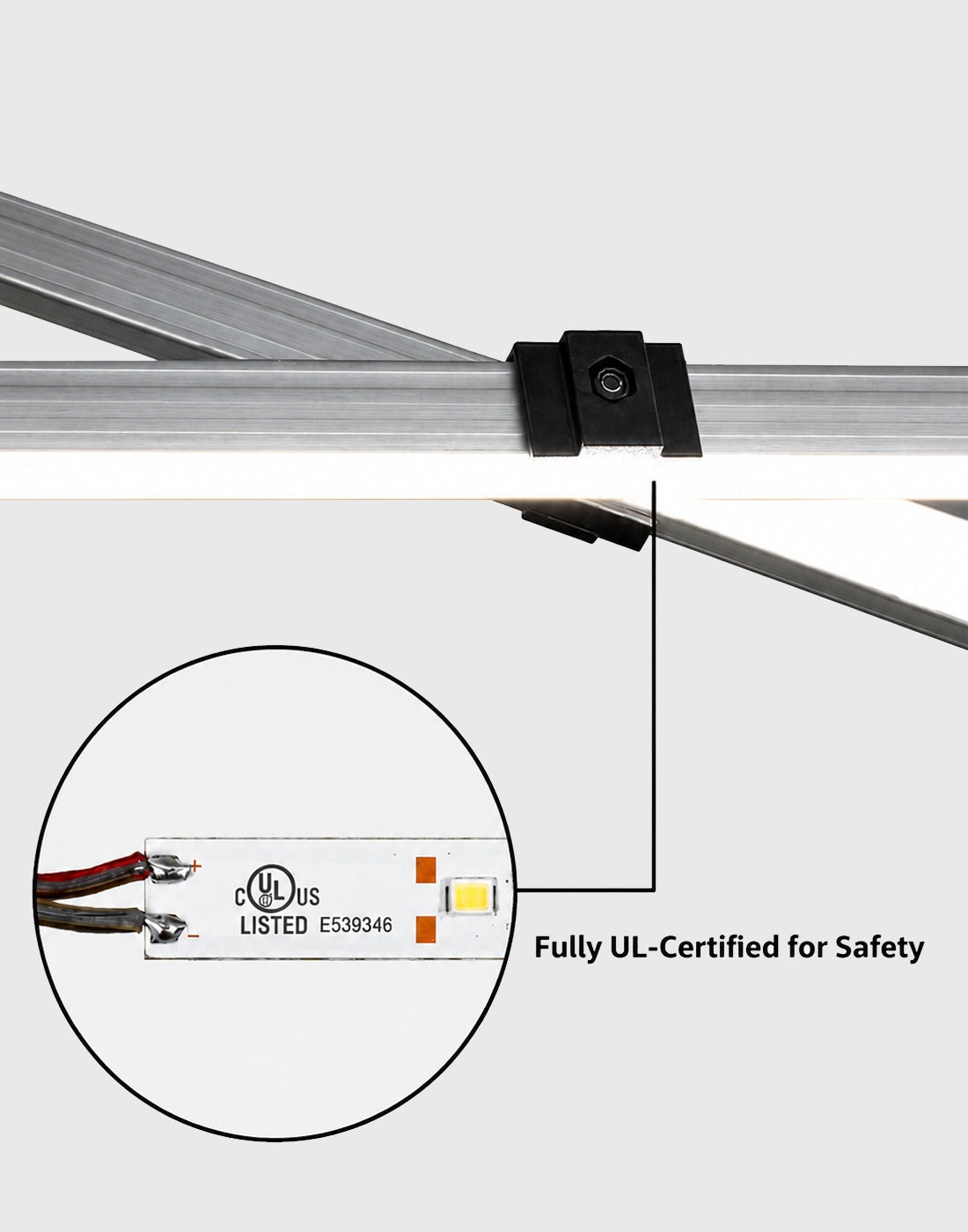 Lighted Canopy Tent Frame