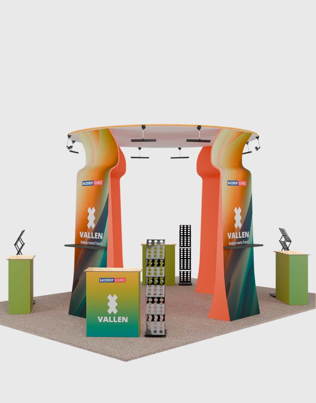 Modular Booth Kits 20ft x 20ft - Model 13