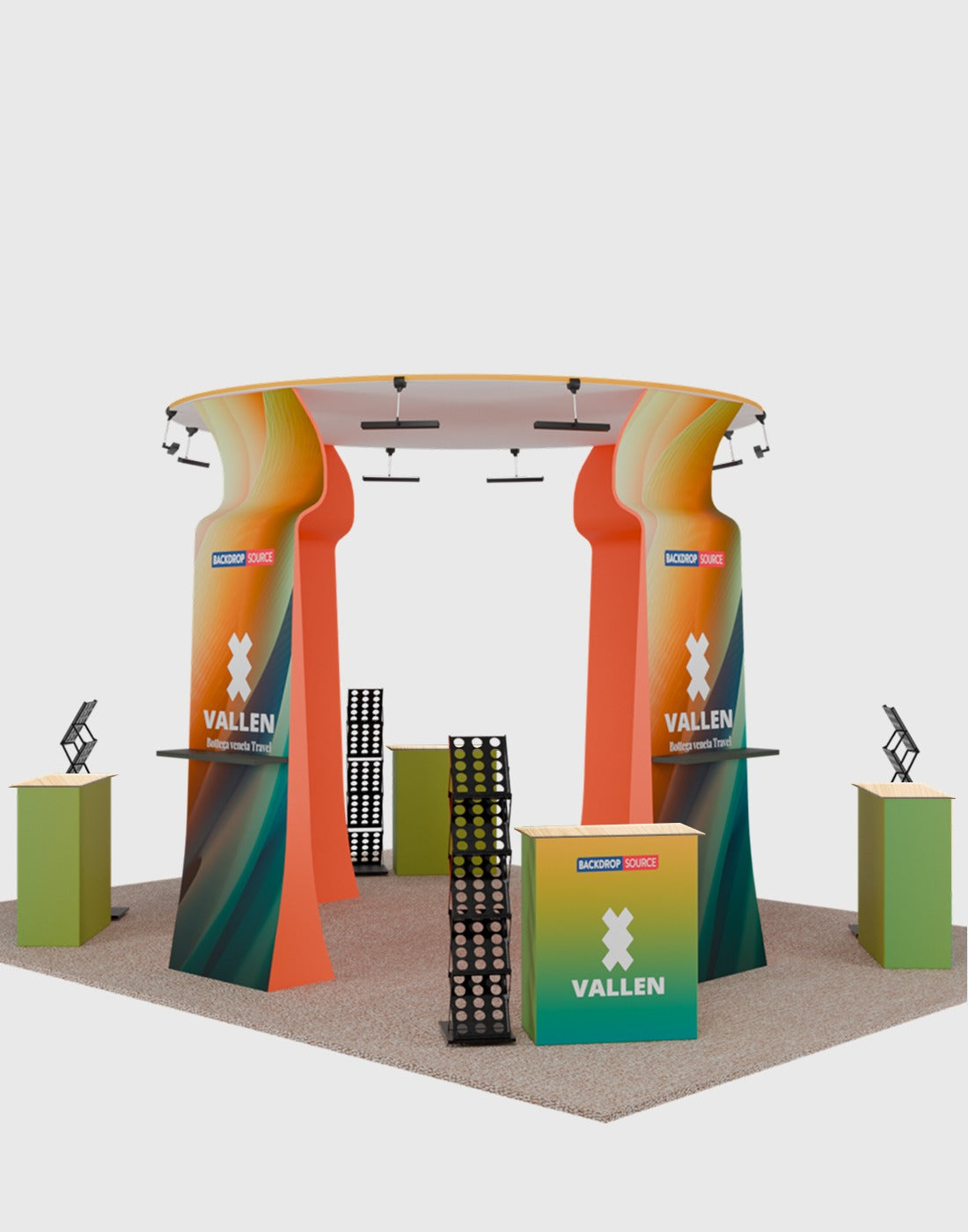 Modular Booth Kits 20ft x 20ft - Model 13
