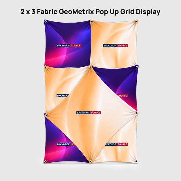 2 x 3 - Pantalla de cuadrícula GeoMetrix emergente