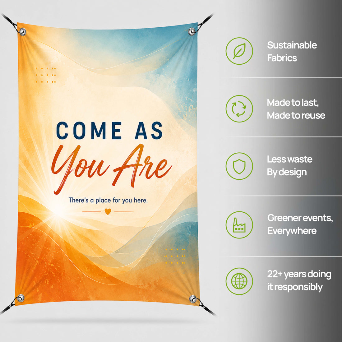 Church Worship Stage Tension Banner