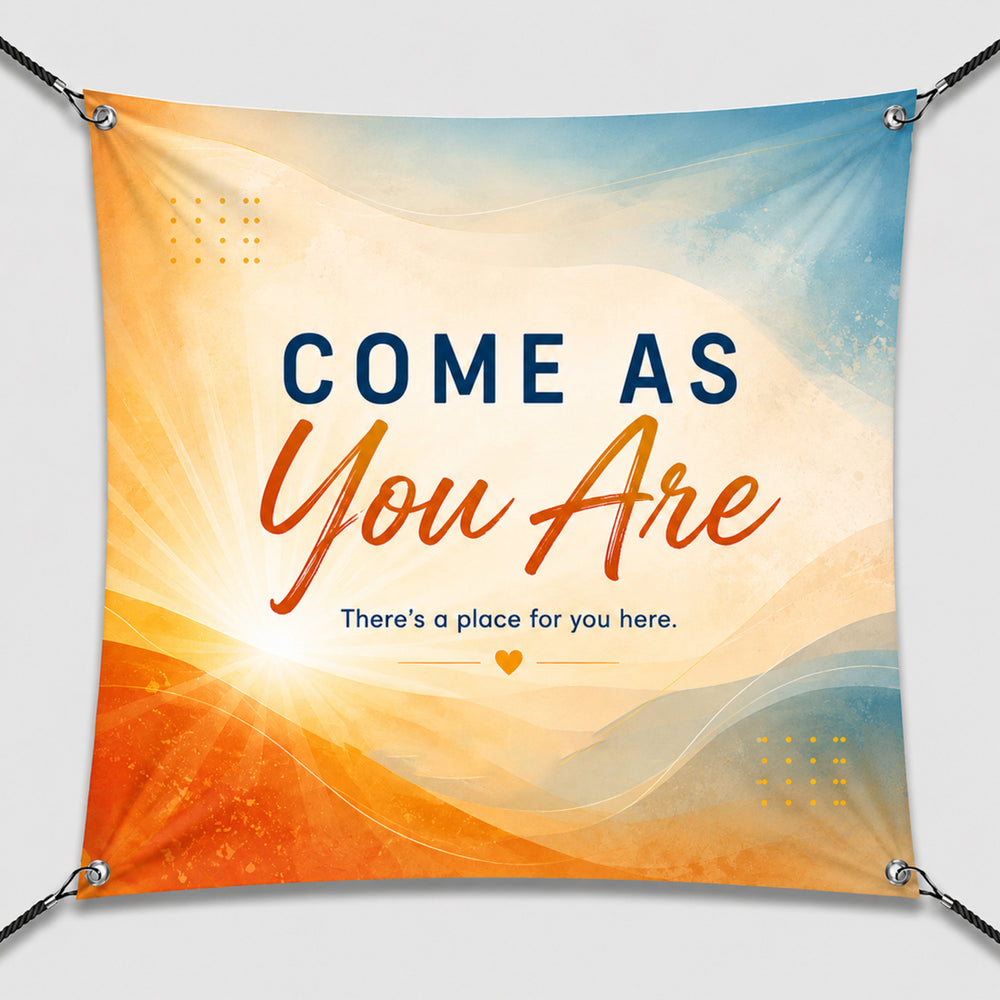 Church Worship Stage Tension Banner