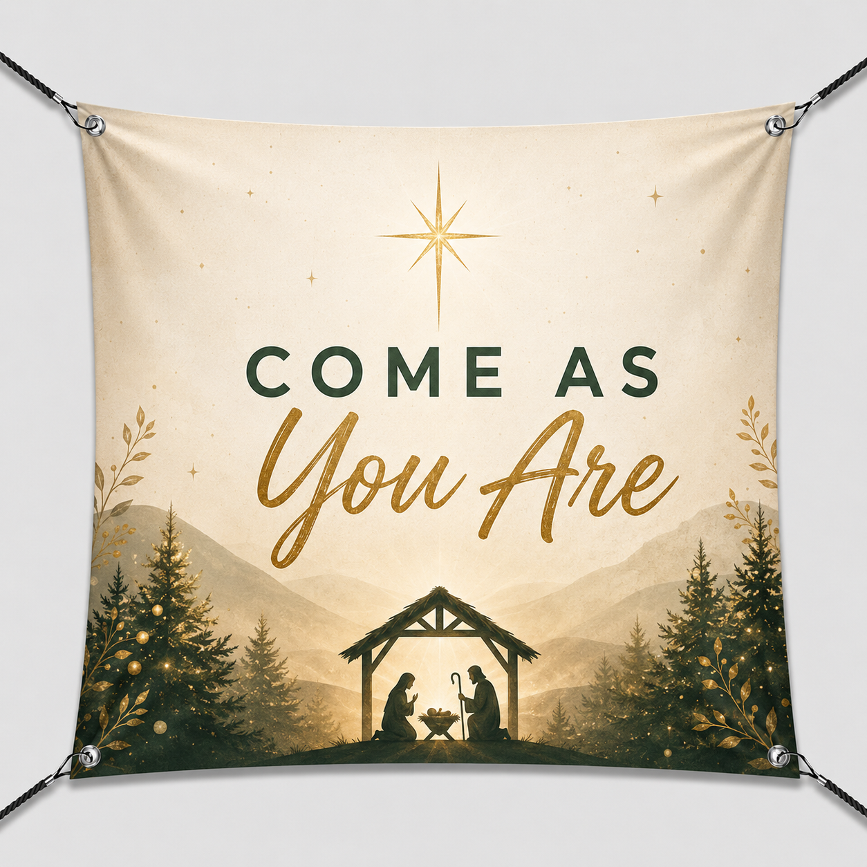 Church Worship Stage Tension Banner