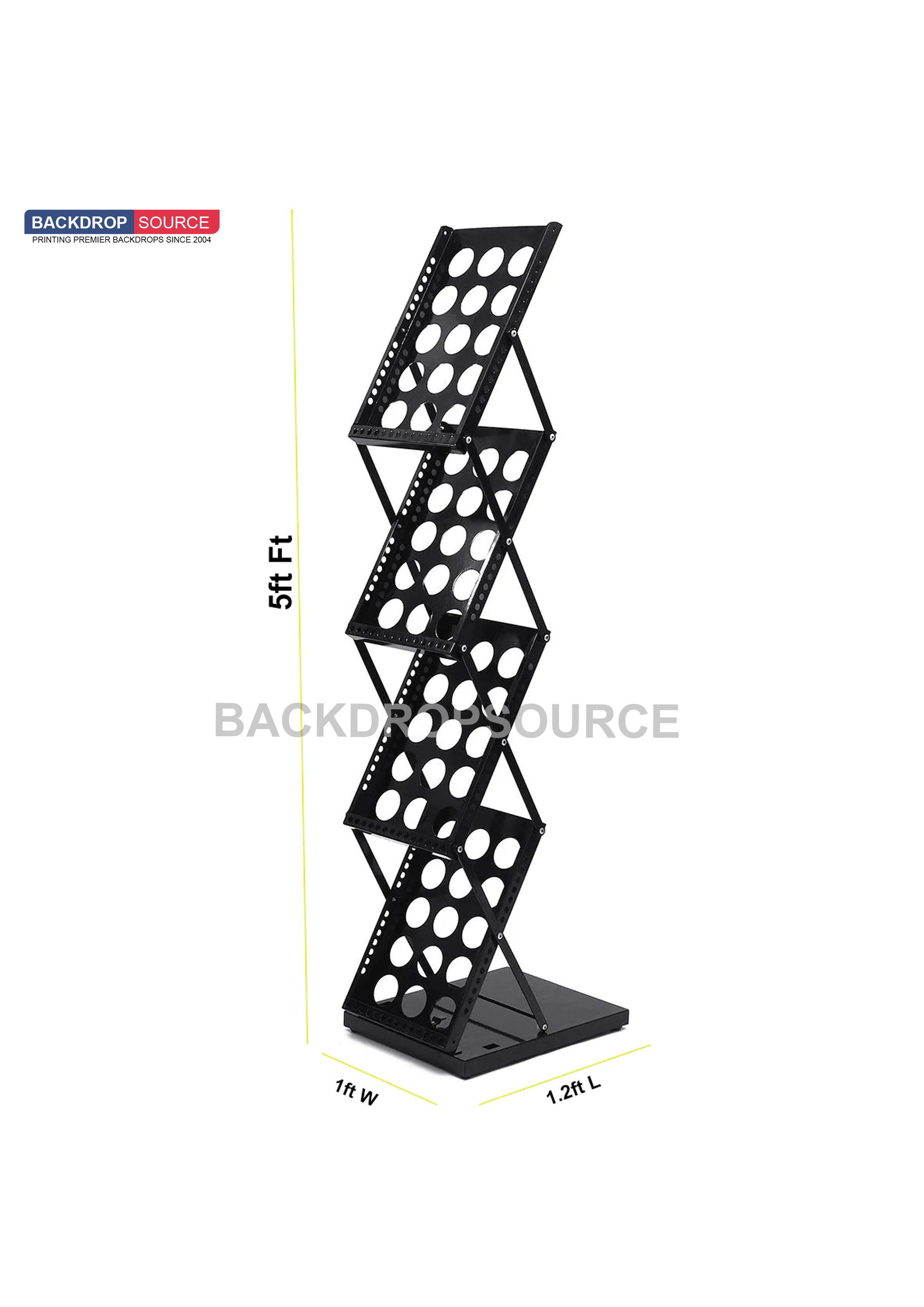 Zig Zag Brochure Stand