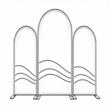Arch Party Backdrop Sets with Pedestal
