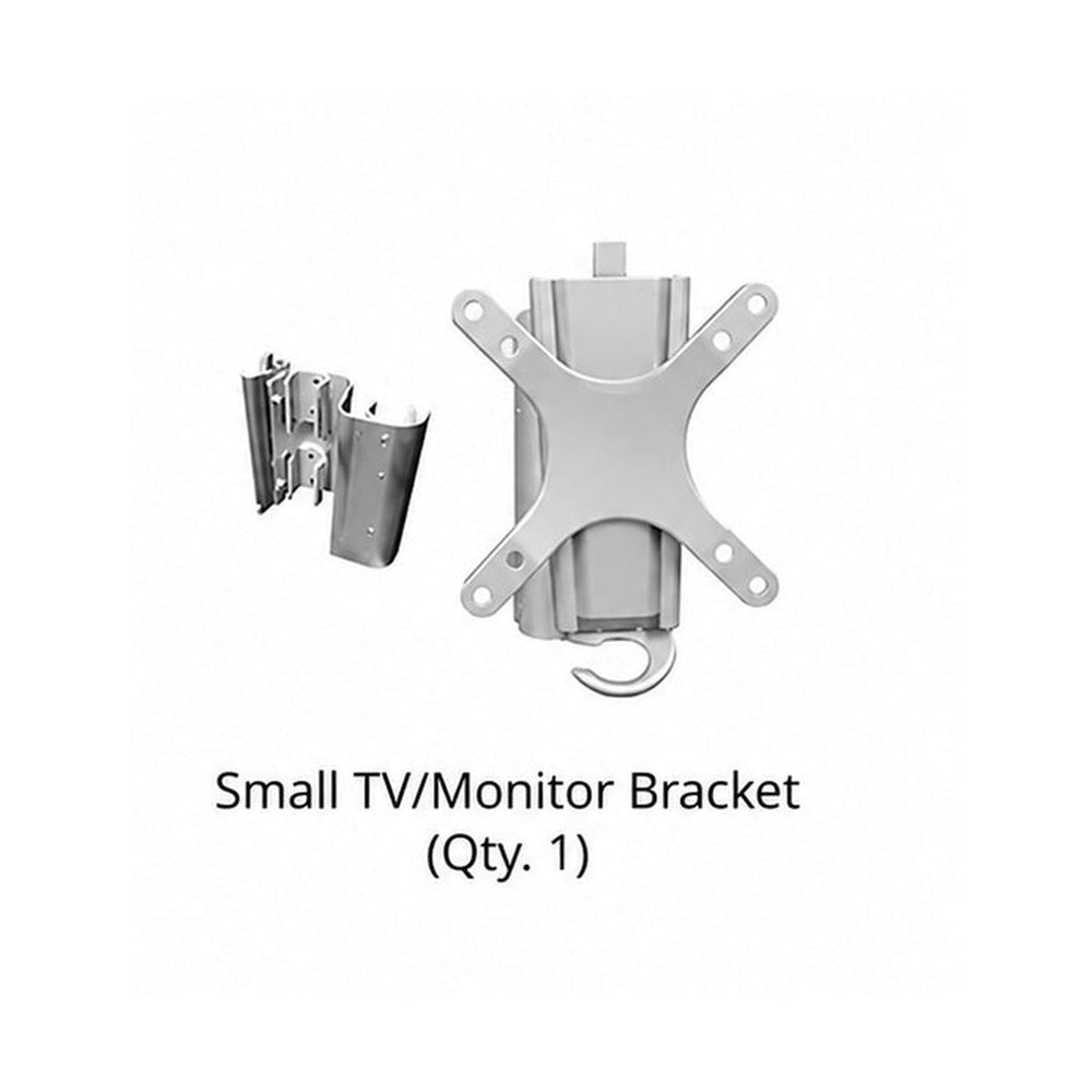 TV Rack (TV/monitor bracket) - included in Magnetic Fabric Banner Stand Exhibition Kit with L-Shaped Shelving